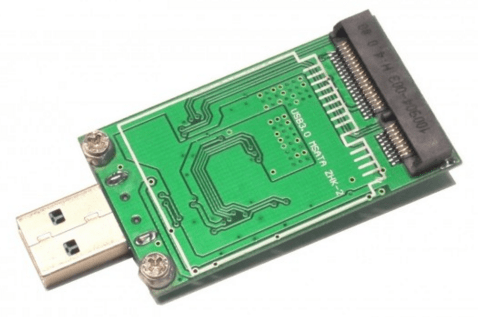 Адаптер mSATA-USB.