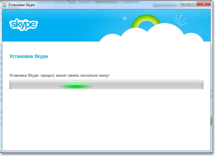 Установка программы Skype 