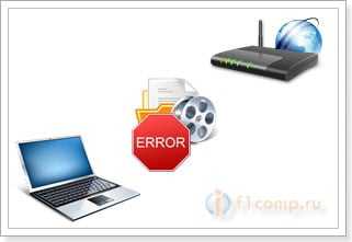 Проблемы с загрузкой файлов и видео через роутер