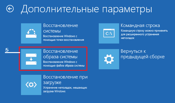 Восстановление из резервной копии.