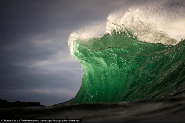 Необычный пейзажный снимок.