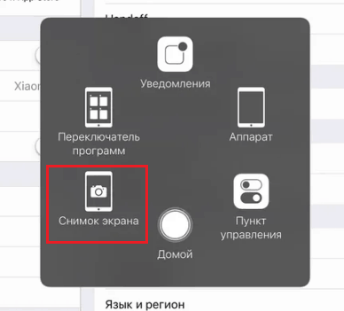 Скриншот на iPhone и iPad.