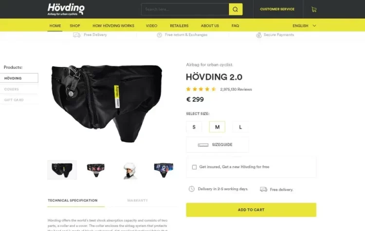 Пример хорошей страницы продукта